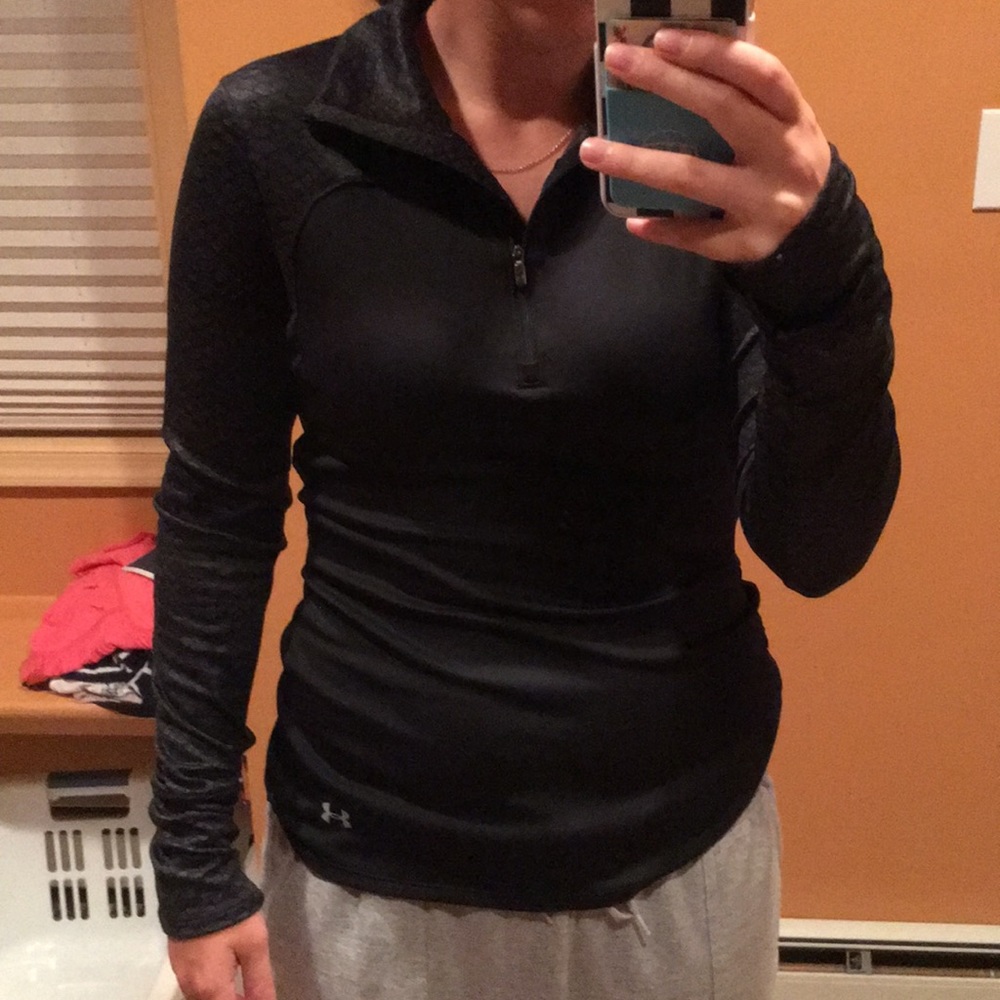 Under Armour Qualifier 1/4 Zip BLACK